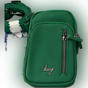 lug Pitter Patter Matte Luxe NWT Emerald Green Crossbody